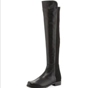 Stuart Weitzman 50/50 Leather Over-the-Knee Boot